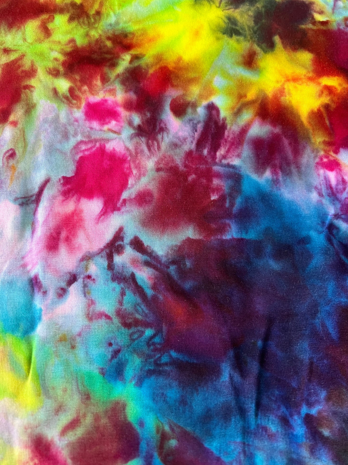Multicolor Crystal Ice Tie Dye T-Shirt