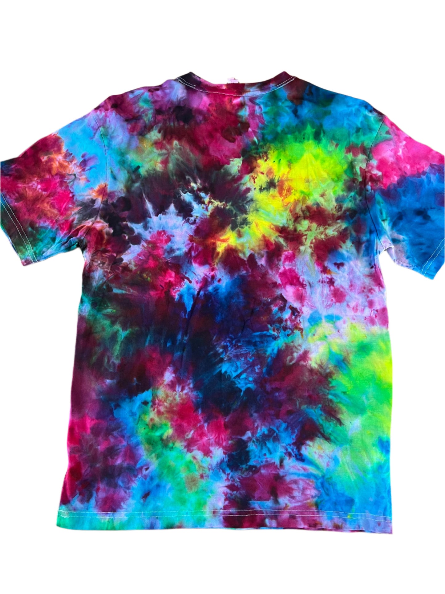 Multicolor Crystal Ice Tie Dye T-Shirt