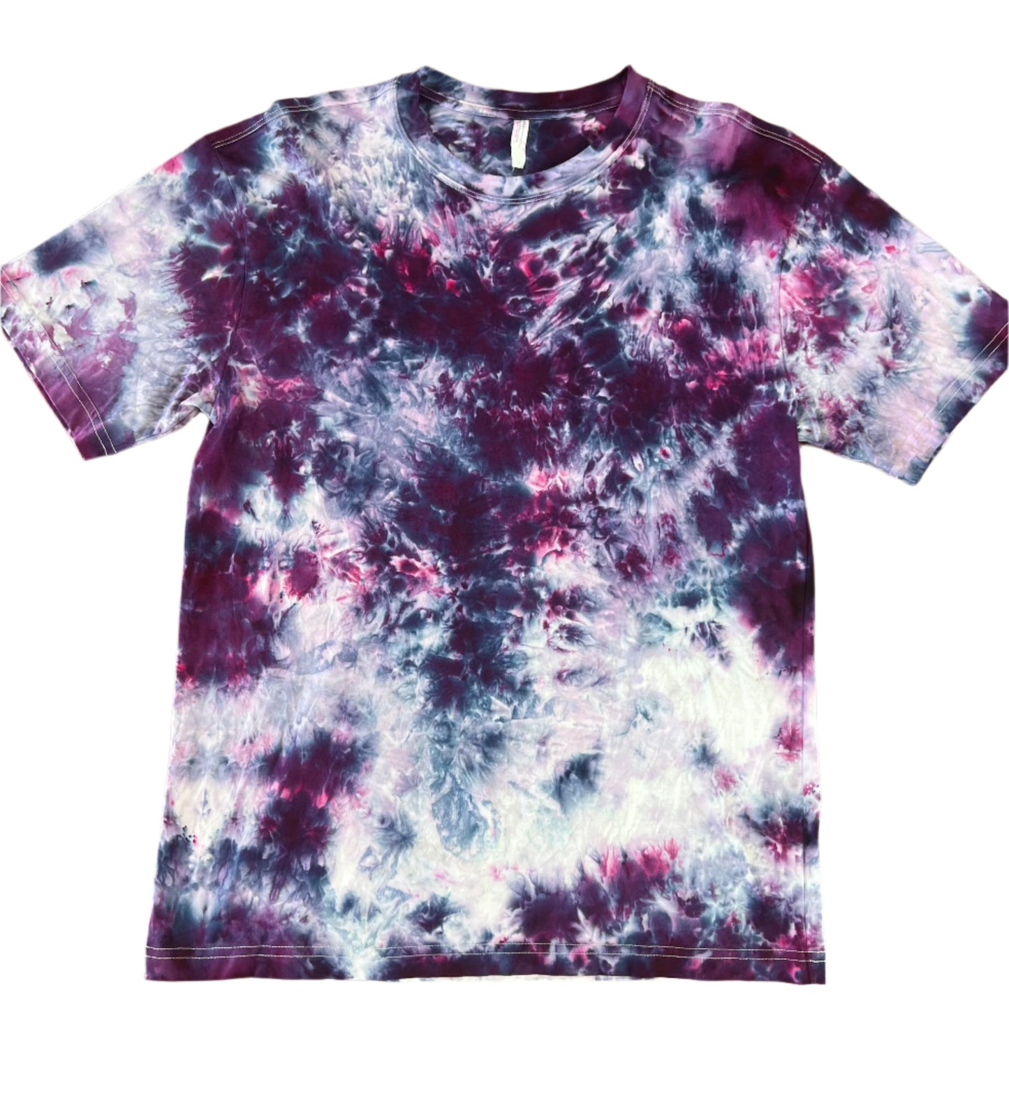 Purple Crystal Ice Tie Dye T-Shirt