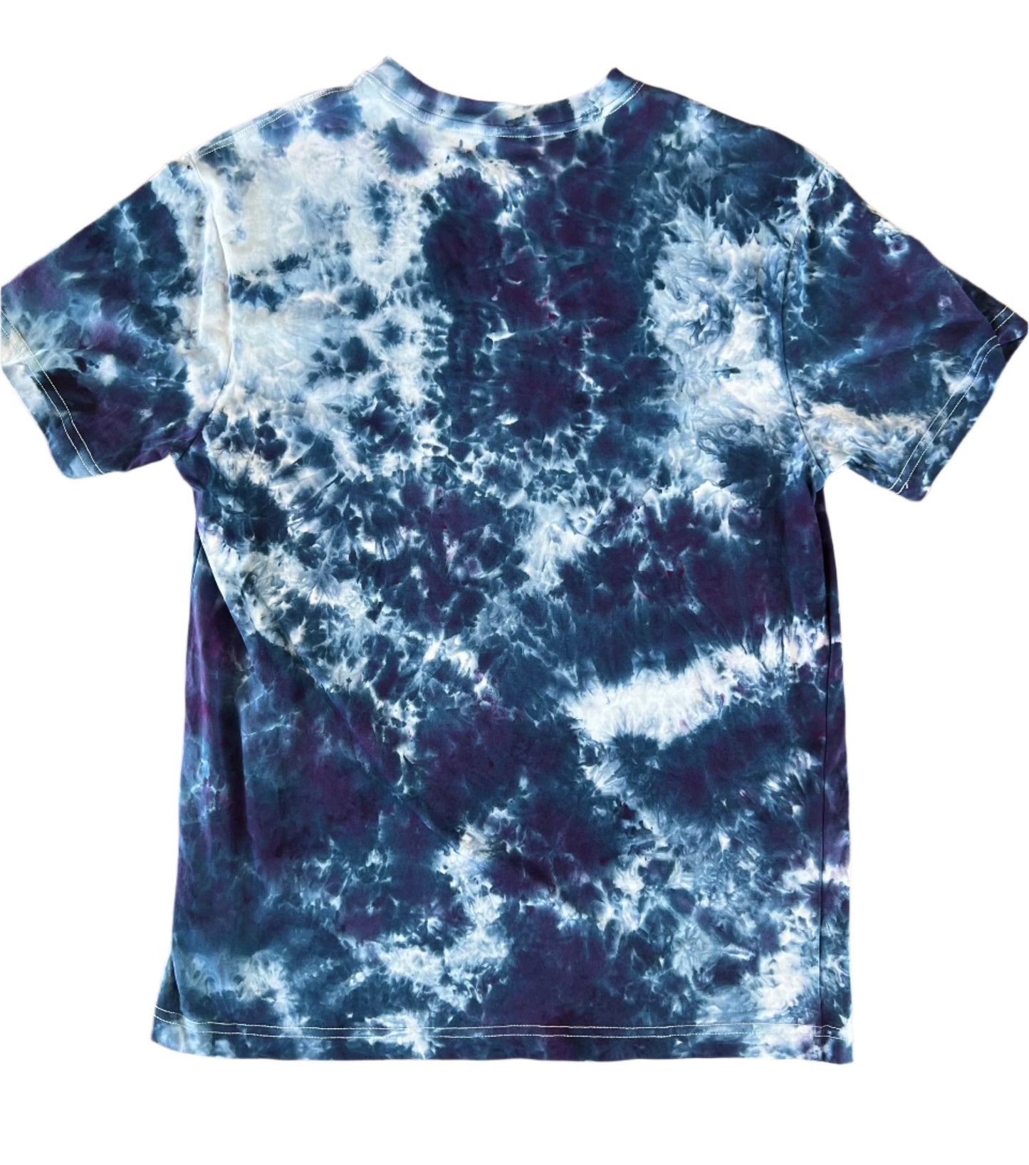 Blue Crystal Ice Tie Dye T-Shirt
