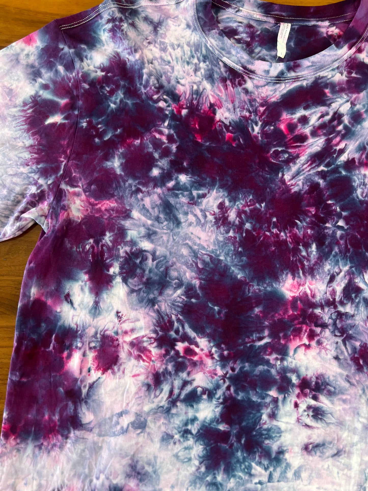 Purple Crystal Ice Tie Dye T-Shirt